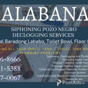 CALOOCAN TUBERO,DECLOGGING, TANGGAL BARADO 09090468666 | PostAds PH