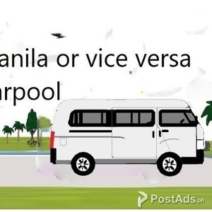 ILOCOS-MANILA or vice versa Van Carpool | PostAds PH
