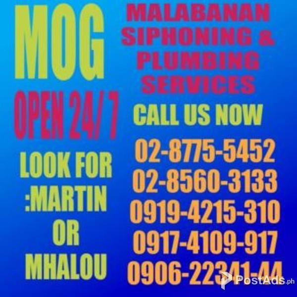 Bataan MOG Malabanan Siphoning Declogging Service 87755452