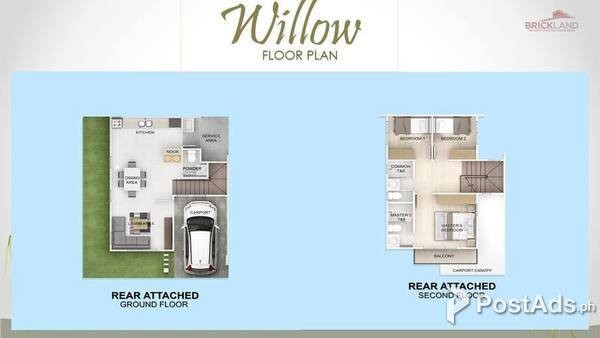 Cebu Rear Attached Willow Model Unit for SALE in Talisay City