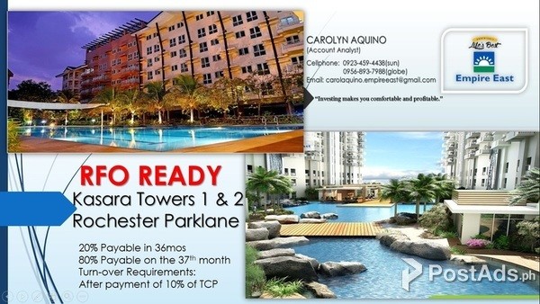 CHEAP CONDO FOR SALE - 2 BEDROOM WITH BALCONY - NO RESERVATION FEE