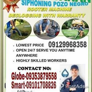 malabanan siphoning declogging plumbing services | PostAds PH