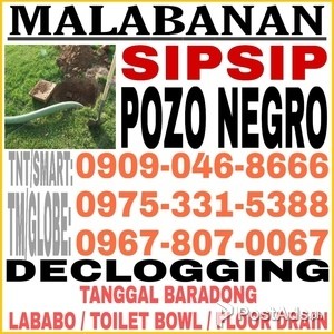 MARIKINA MALABANAN SIPSIP POZO NEGRO DECLOGGING SERVICES 09090468666 | PostAds PH