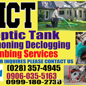 cavite MCT Malabanan Siphoning Septic Tank & Plumbing service | PostAds PH