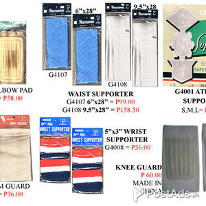 Elbow pad Waist and Wrist supporter Knee guard Arm Guard | PostAds PH