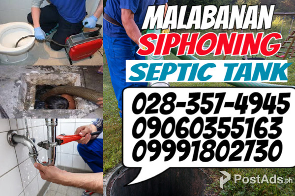 kalinawan MCT Malabanan Siphoning Septic Tank & Plumbing services