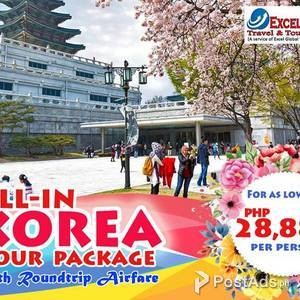 ALL-IN KOREA TOUR PACKAGE FOR AS LOW AS PHP 28,888 | PostAds PH
