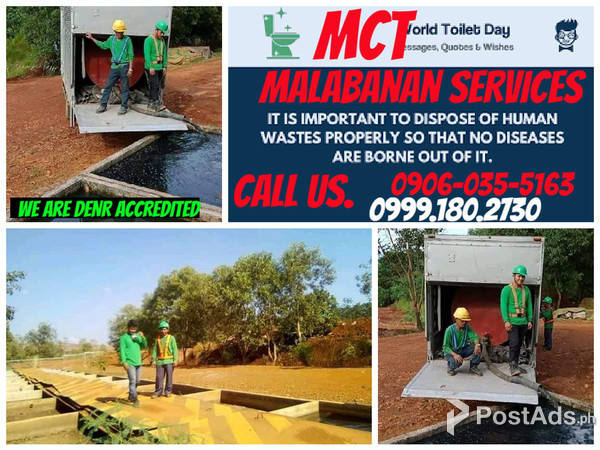san vicente MCT Malabanan Siphoning Septic Tank & Plumbing services