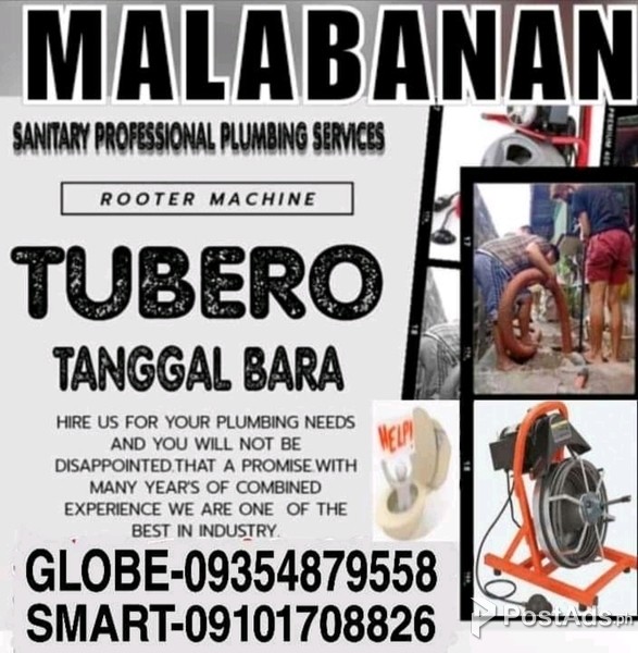 malabanan sipsip pozo negro declogging plumbing re-piping services