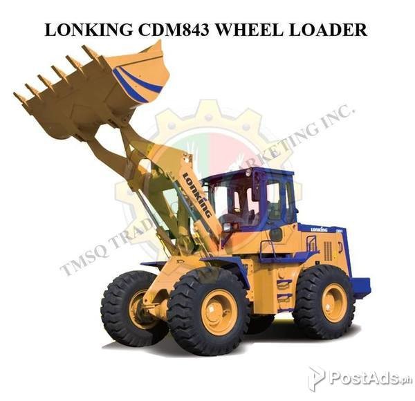 Brandnew Lonking cdm843 2.3cbm wheel loader for SALE SALE SALE!