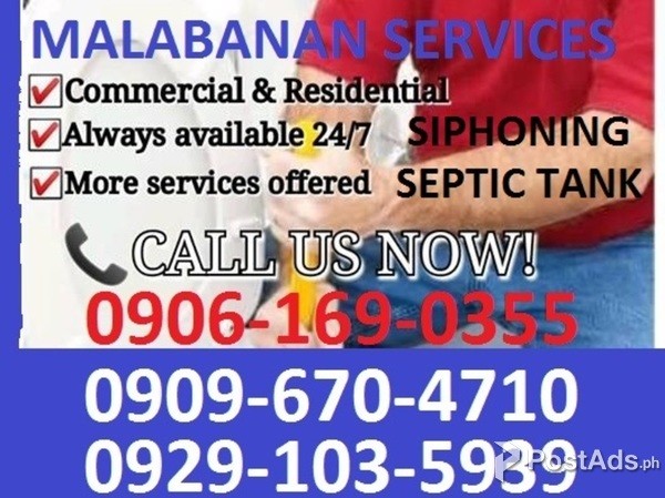 RAA Malabanan Siphoning Services Caloocan City.09061690355
