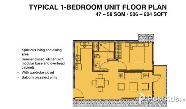 PROMO! 1 BEDROOM UNIT AT CONNOR GREENHILLS 06-10-2021