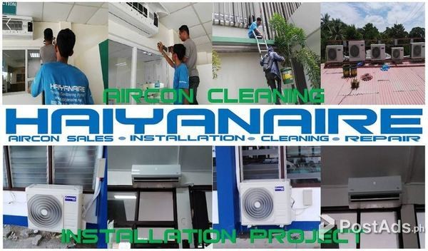 Cebu Haiyanaire Aircon Cleaning Services in Apas