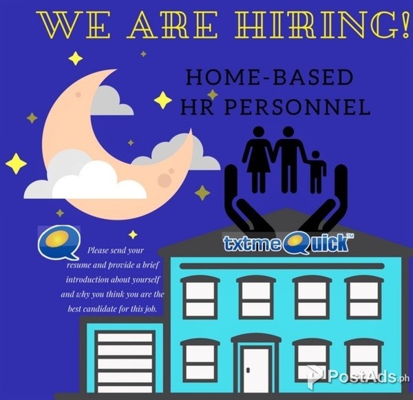 Work From Home HR Personnel for EG