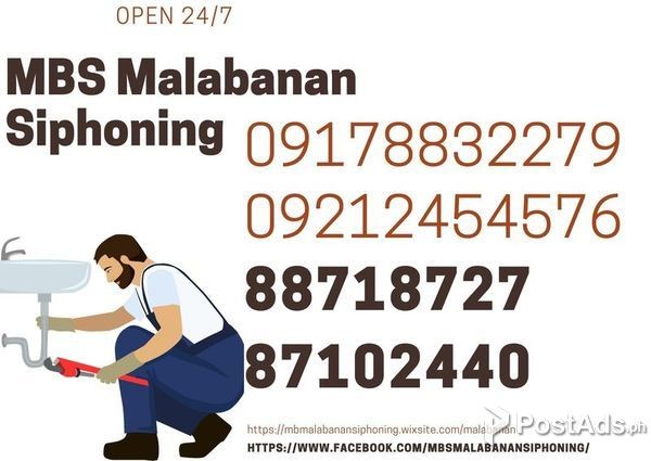 Open 24/7 88718727 MBS Malabanan Siphoning