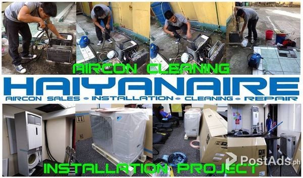 Cebu Haiyanaire Aircon Cleaning Services in Nangka Consolacion