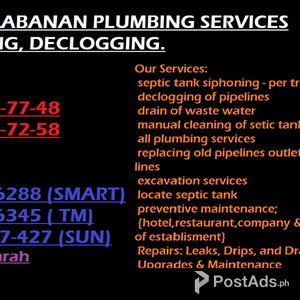24/7 Malabanan Declogging Plumbing Services | PostAds PH
