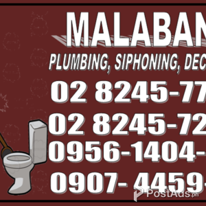 MALABANAN PLUMBING DECLOGGING SIPHONING SERVICES | PostAds PH