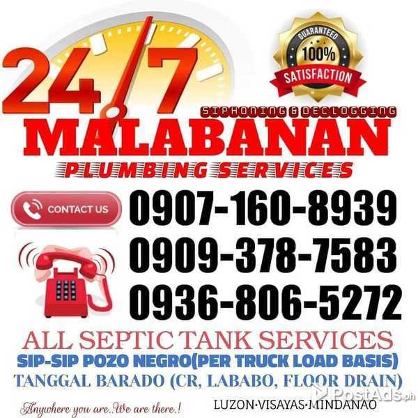 MALABON MPS 24/7 MALABANAN SIPHONING,DECLOGGING&PLUMBING SVCS.