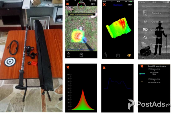 Golden EYE 3D imaging Gold Metal Scanner 30meters Depth