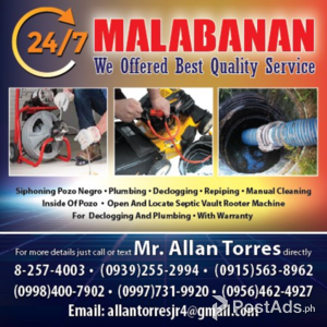 tanggal bara siphoning septic tank plumbing services 09392552994 | PostAds PH