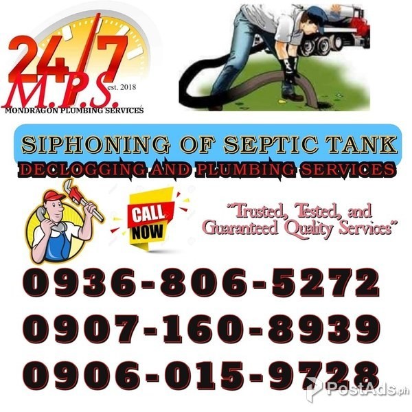 Taguig 24/7 Malabanan Siphoning and Declogging Services-09368065272