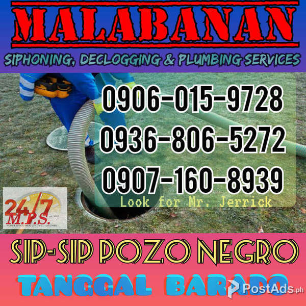 MPS 24/7 Malabanan Siphoning&Plumbing Services-Majayjay Laguna