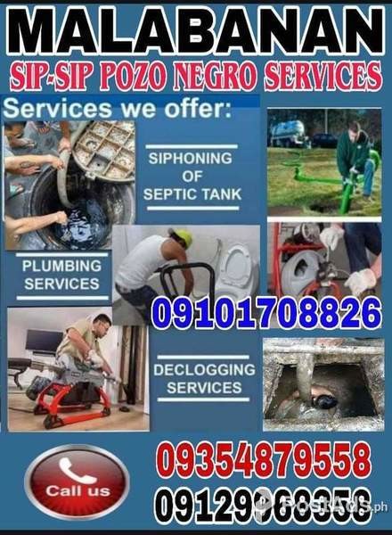 Rent:malabanan plumbing with warranty and sipsip pozo negro Tanggal ba