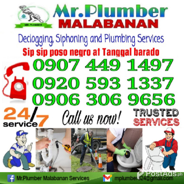 Laguna Mr.Plumber Plumbing and Siphoning Services 09074491497