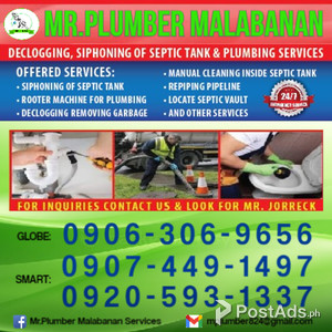 Makati City I Mr.Plumber Plumbing and Siphoning Services 09074491497 | PostAds PH