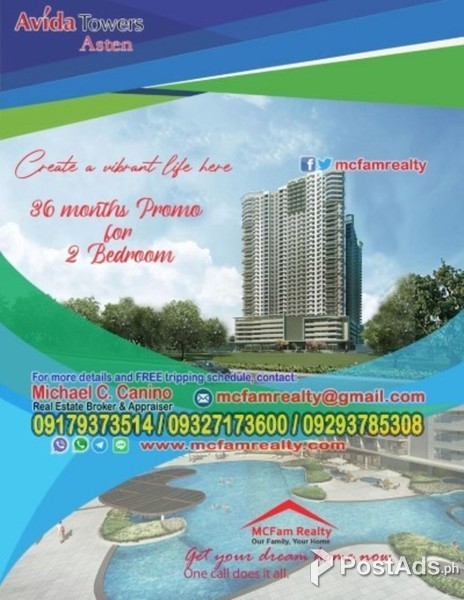 Avida Towers Asten RFO Condominium for Sale in Makati City 