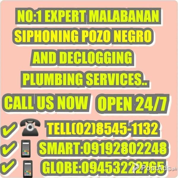 PASIG AREA MALABANAN SIPHONING POZO NEGRO AND PLUMBING SERVICES 