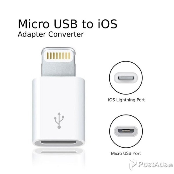 Micro USB to iOS Lightning Adapter Converter OTG