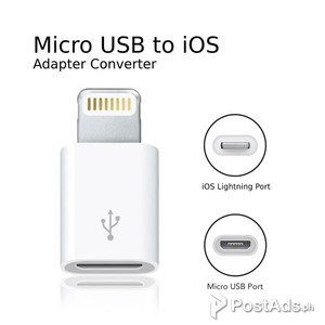 Micro USB to iOS Lightning Adapter Converter OTG | PostAds PH