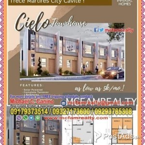 House For Sale in Cavite CIELO TOWNHOUSE VIA VERDE | PostAds PH
