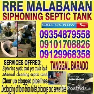 Malabanan siphoning septic tank per truck load declogging pipelines | PostAds PH
