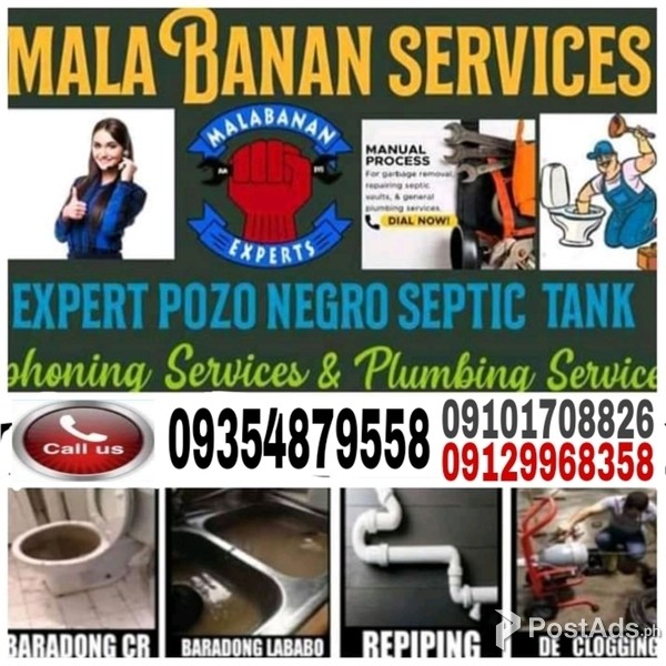 Malabanan Siphoning and declogging plumbing pipelines