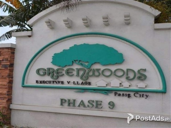 Greenwoods Executive Village  Lot for Sale Near Ortigas
