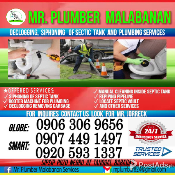 Taytay Mr.Plumber Plumbing and Siphoning Services 09074491497