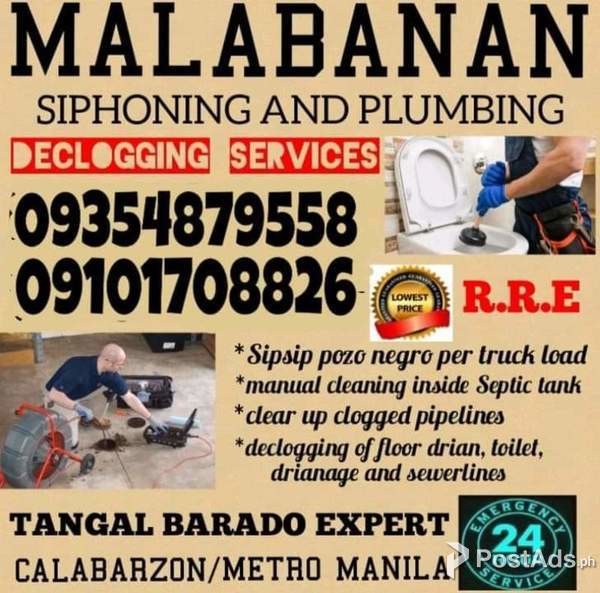 RRE malabanan siphoning manual Cleaning of septic tank Tanggal barado 