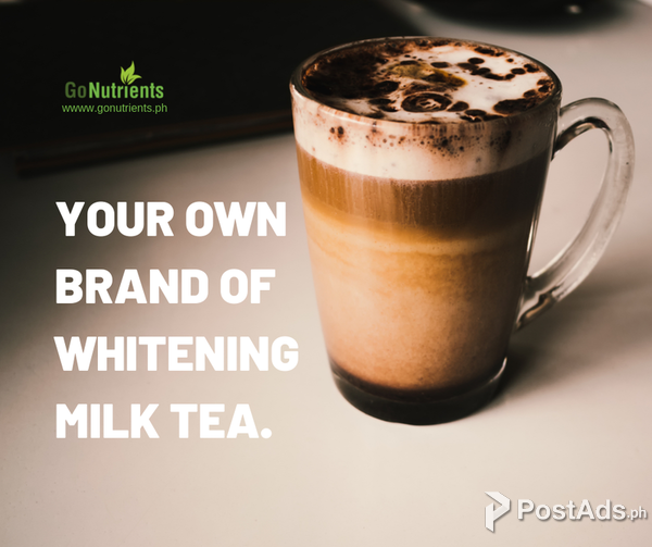 OEM Whitening Milk Tea Supplier Philippines GoNutrients