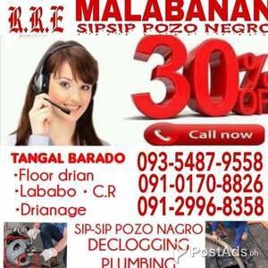 RRE malabanan sipsip pozo negro per truck load and plumbing services | PostAds PH