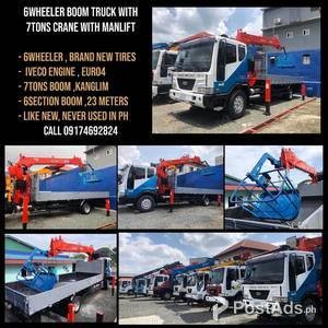 For sale: EURO4 7 Tons Boom Truck with Manlift Kanglim Crane | PostAds PH