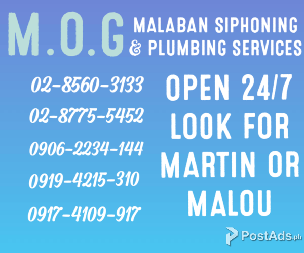 MALABANAN PLUMBING SERVICES 