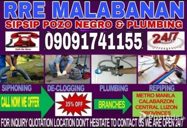 Tanggal barado malabanan Sipsip pozo negro and plumbing services