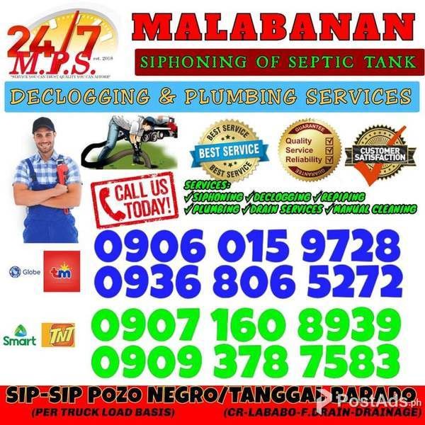 MUNTINLUPA MPS SEPTIC TANK SIPHONING & PLUMBING SERVICES 09368065272