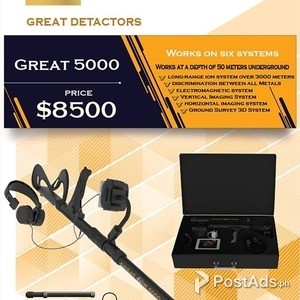 Great 5000 - detector treasures and relics Great 5000 Imaging system | PostAds PH