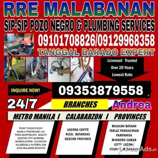 Russell malabanan siphoning and plumbing services