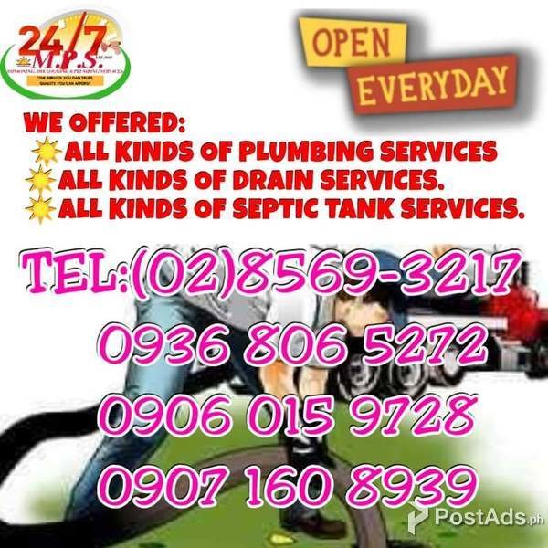MPS 30% discount 24/7 Malabanan Siphoning Services- Biñan(laguna)