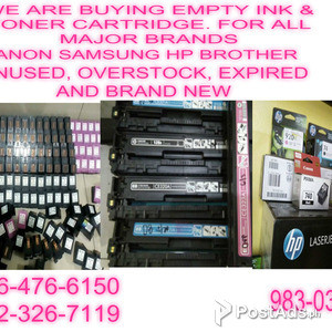 Buyer of empty ink, unused, and toner cartridge | PostAds PH